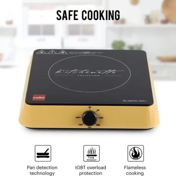 CELLO BLAZING INDUCTION COOKTOP – 900–1800W
